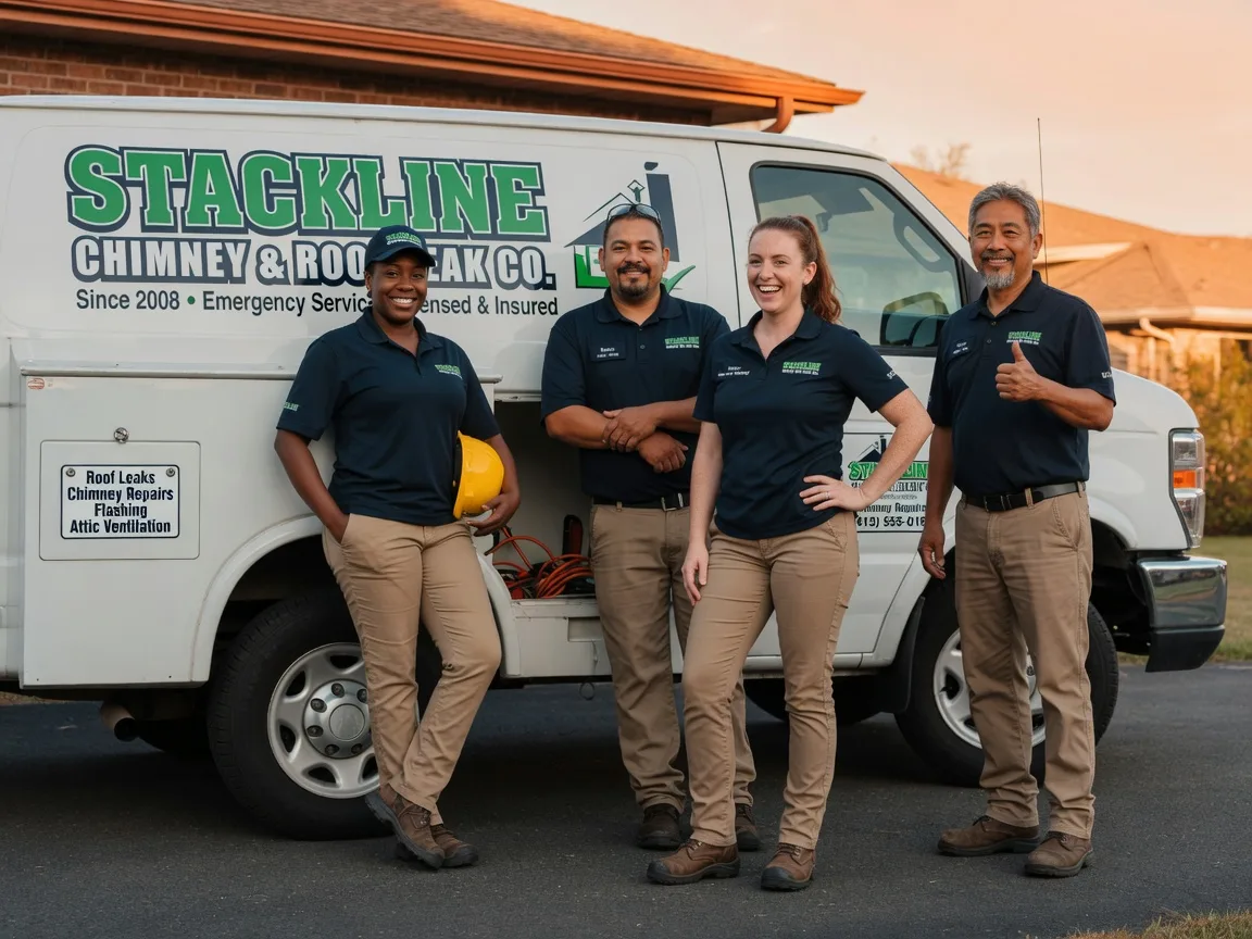 Chimney flashing repair company in Jonesboro, TX